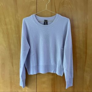 NWT Naadam Cropped Crewneck Cashmere Sweater